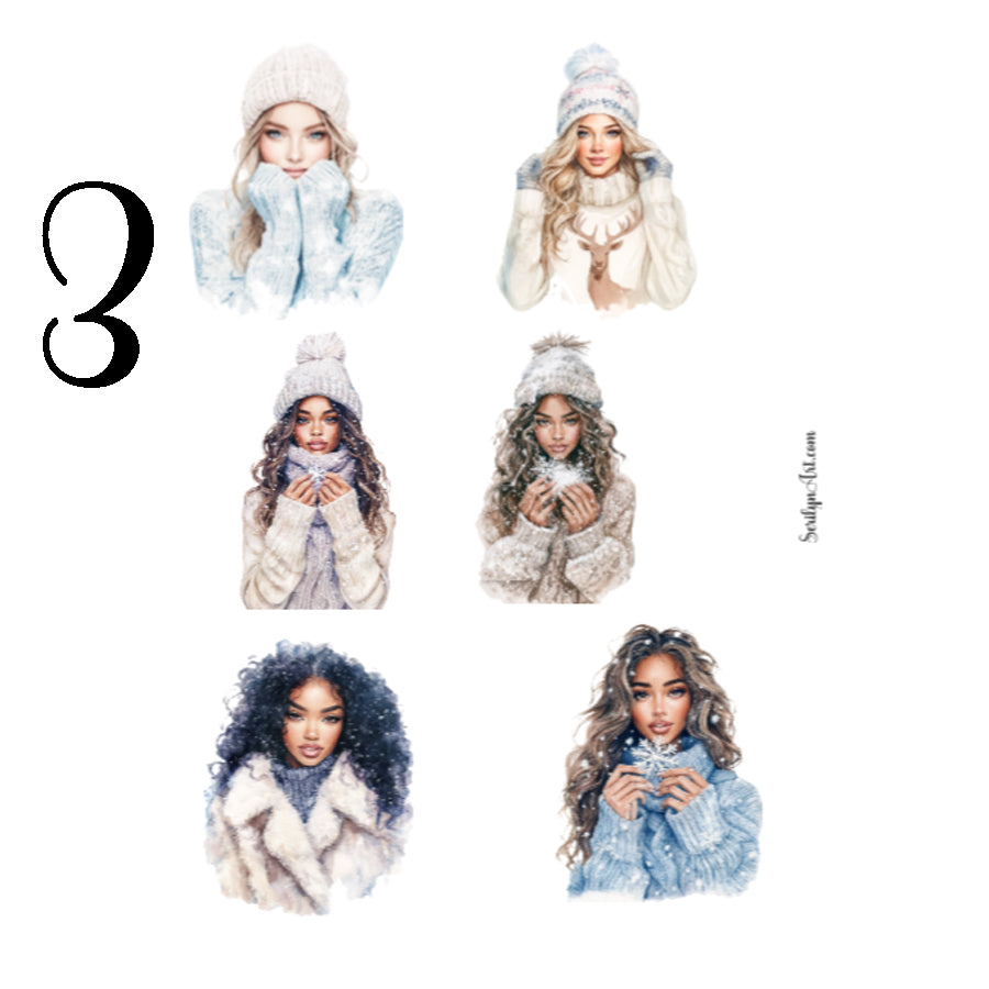 Hygge Winter Sticker Sheet