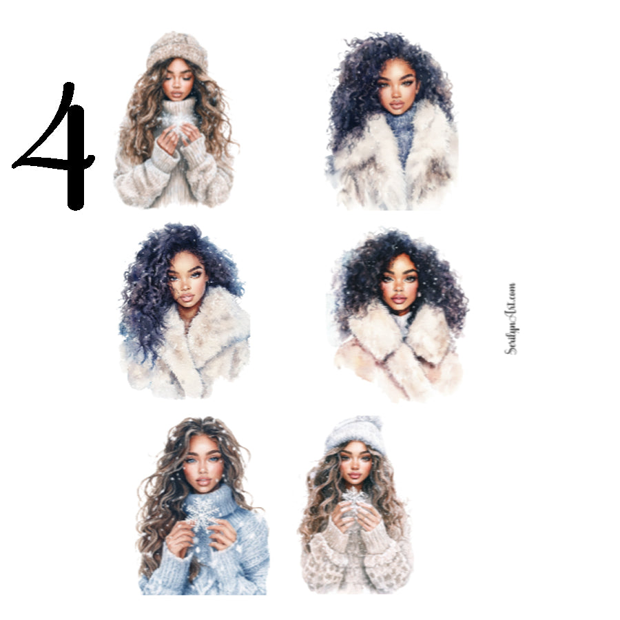 Hygge Winter Sticker Sheet