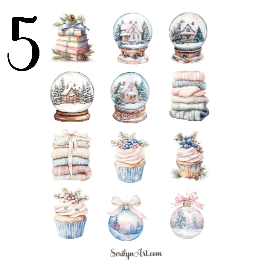 Hygge Winter Sticker Sheet