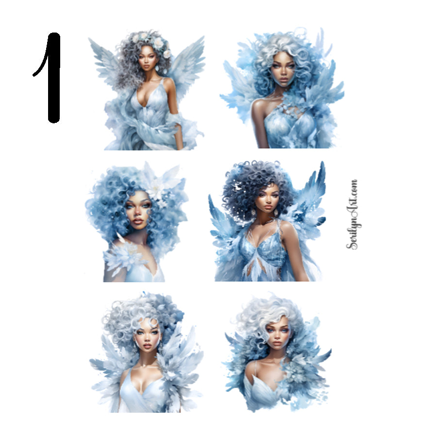 Ice Angel Sticker Sheet