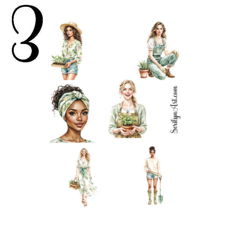 I Love Plants Sticker Sheet