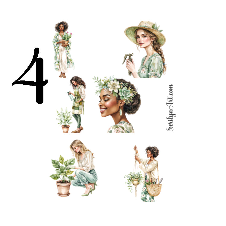 I Love Plants Sticker Sheet