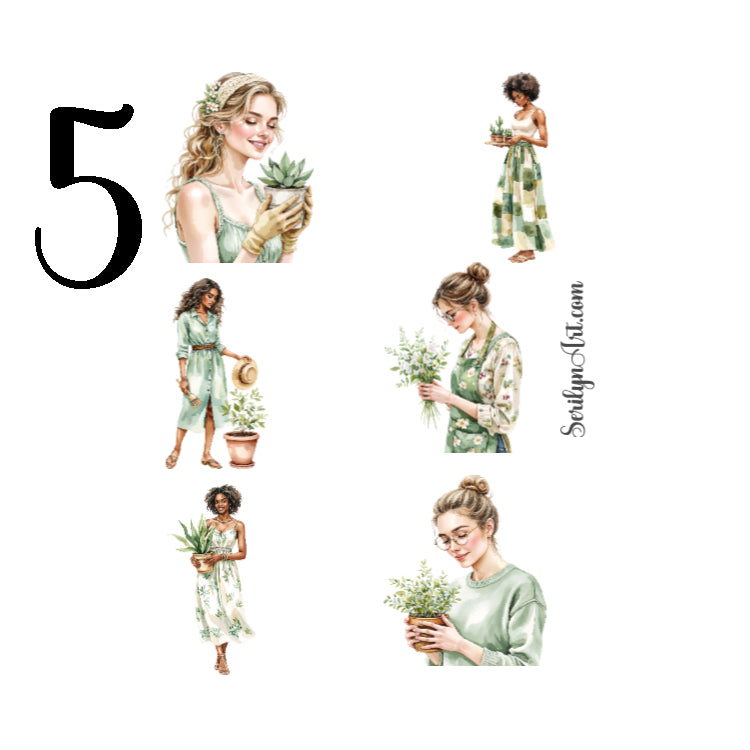 I Love Plants Sticker Sheet