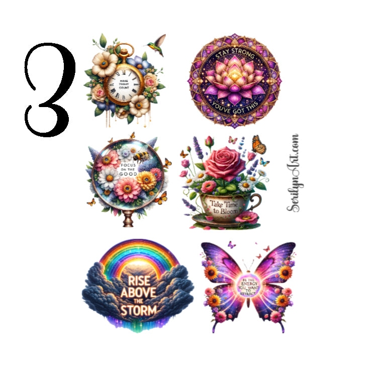 Inspirational Quotes Sticker Sheet