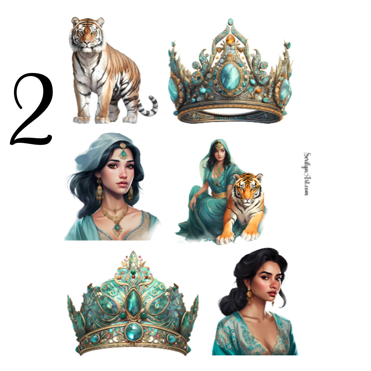 Jasmine Sticker Sheet