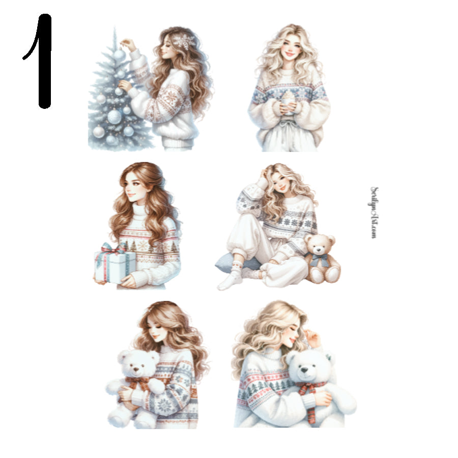 Jolly Winter Sticker Sheet