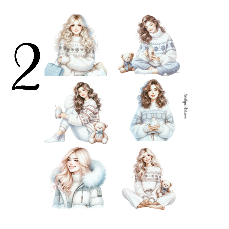 Jolly Winter Sticker Sheet