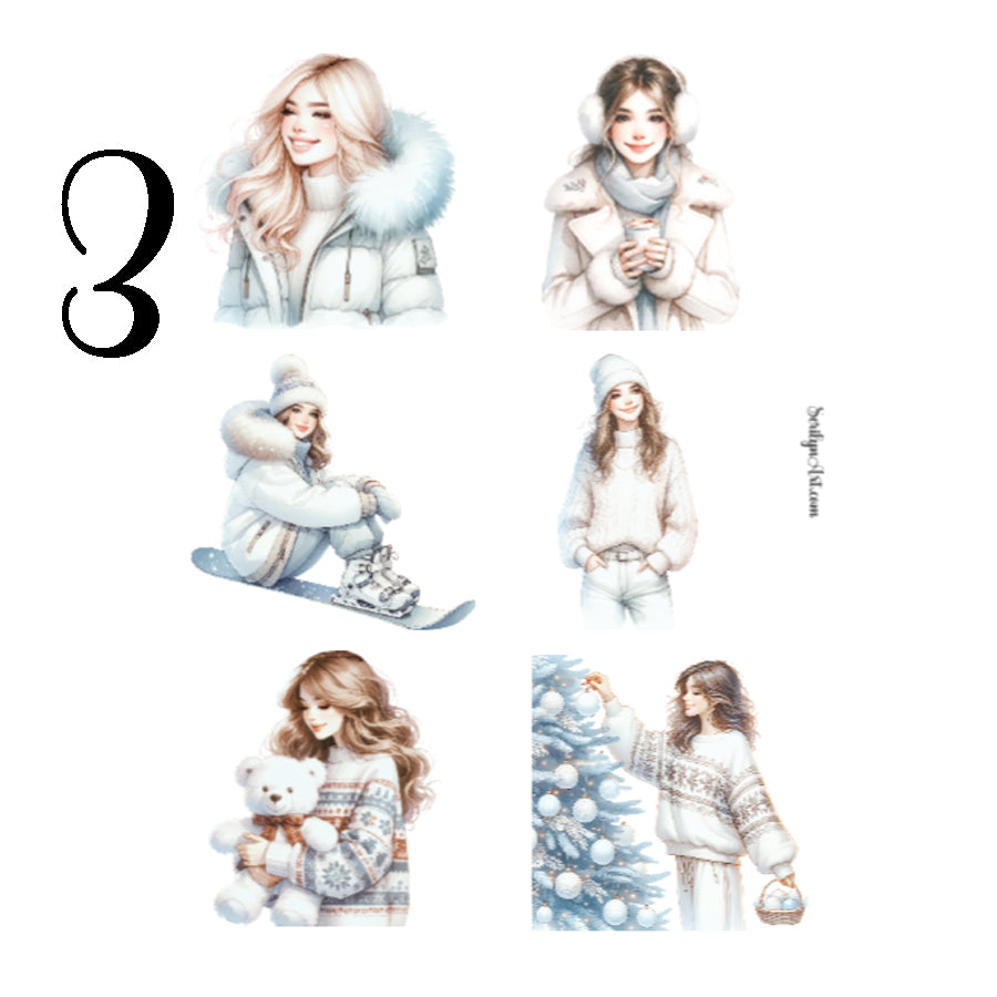 Jolly Winter Sticker Sheet