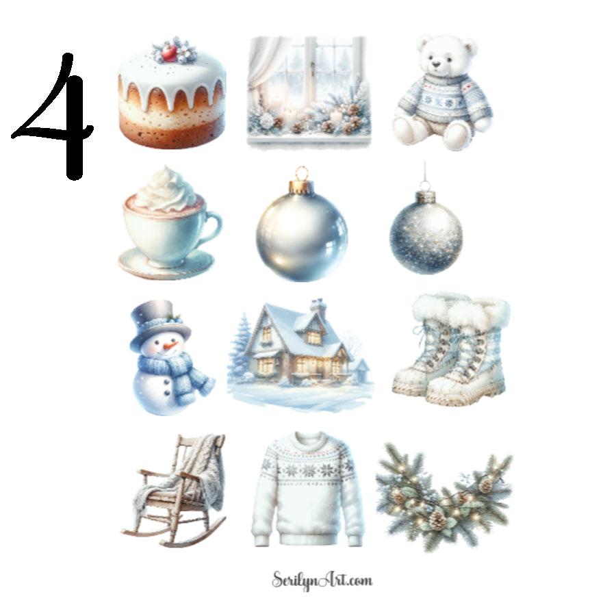 Jolly Winter Sticker Sheet