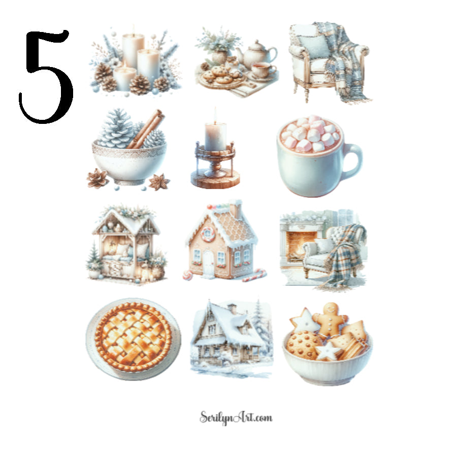 Jolly Winter Sticker Sheet