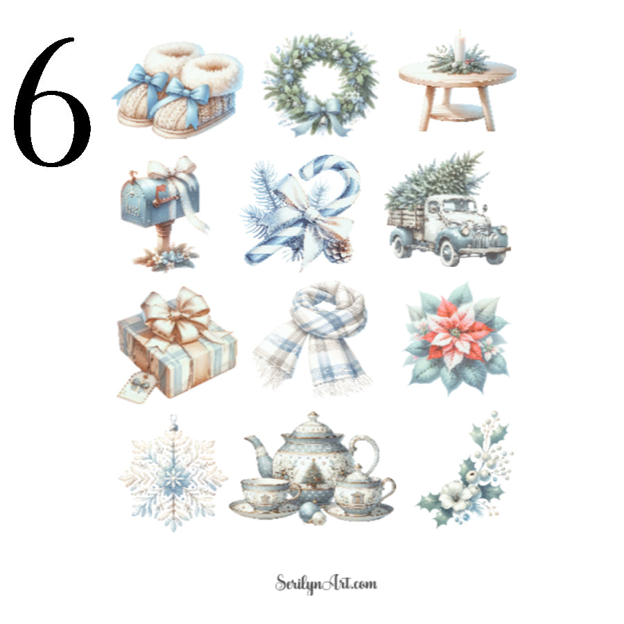 Jolly Winter Sticker Sheet