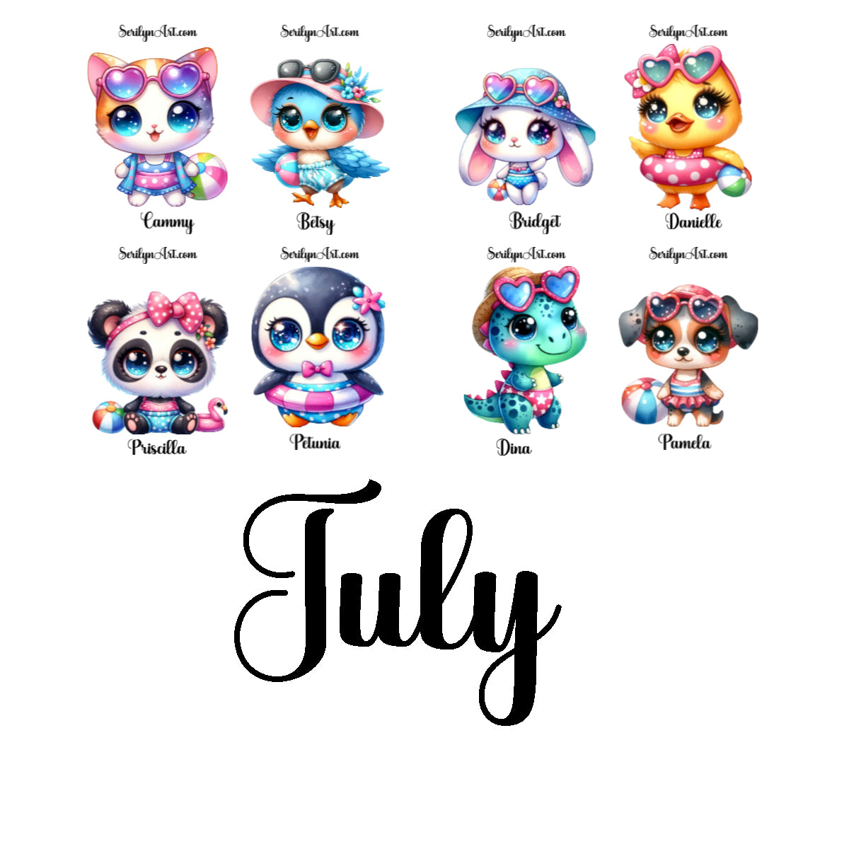 July Shop Freebies