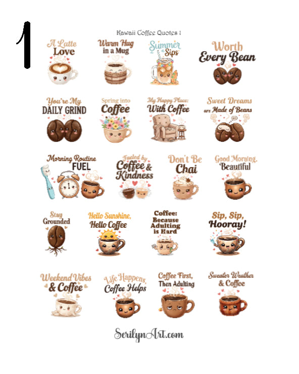 Kawaii Coffee Quotes