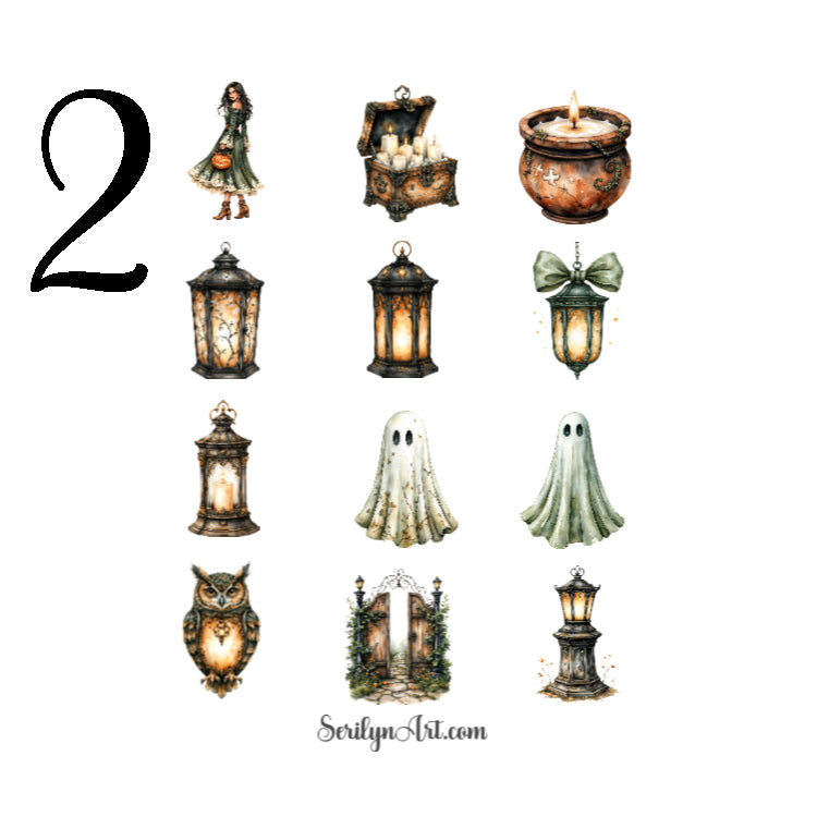 Lanterns of the Hollow Path Sticker Sheet