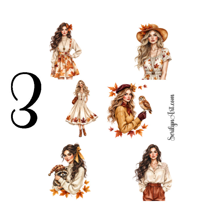 Leafy Autumn Sticker Sheet