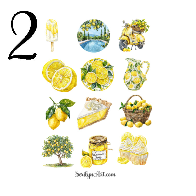 Lemon Addiction Sticker Sheet