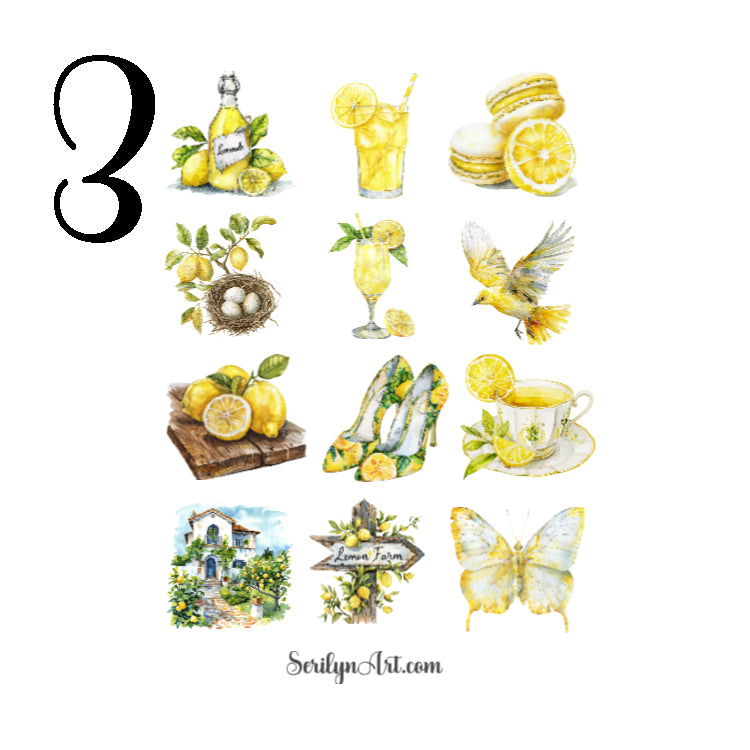 Lemon Addiction Sticker Sheet