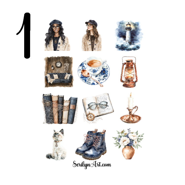 Lighthouse Keeper Sticker Sheet