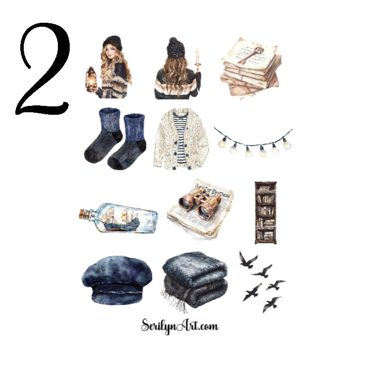 Lighthouse Keeper Sticker Sheet