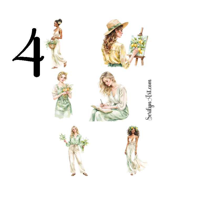 Lime Life Sticker Sheet