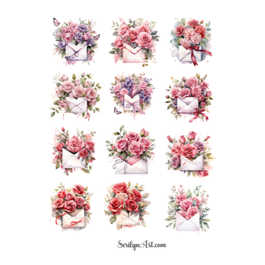 Love Letters Sticker Sheet