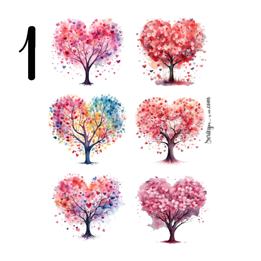 Love Trees Sticker Sheet