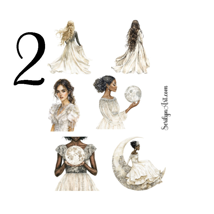 Lunar Beauty Sticker Sheet