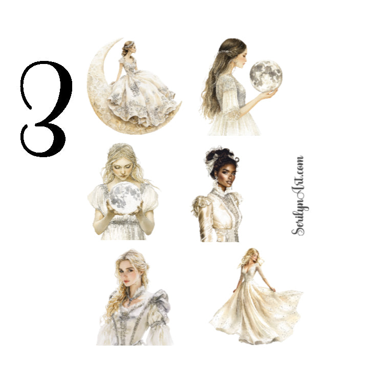 Lunar Beauty Sticker Sheet