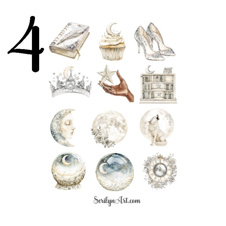 Lunar Beauty Sticker Sheet