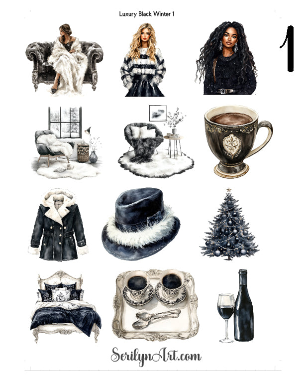 Luxury Black Winter