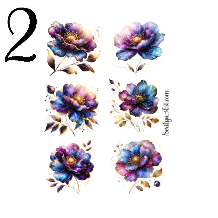 Magic Flowers Sticker Sheet