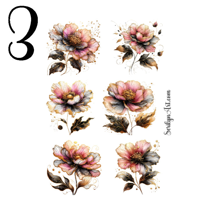 Magic Flowers Sticker Sheet