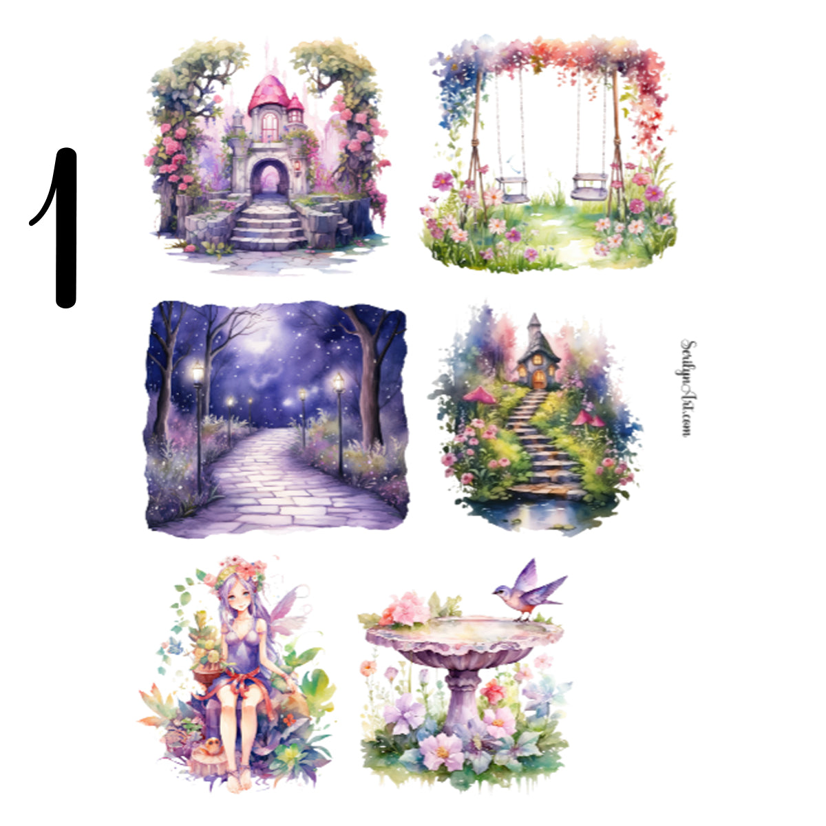 Magical Gardens Sticker Sheet