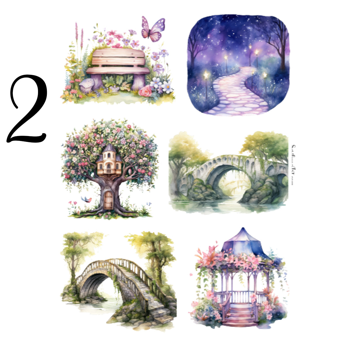 Magical Gardens Sticker Sheet