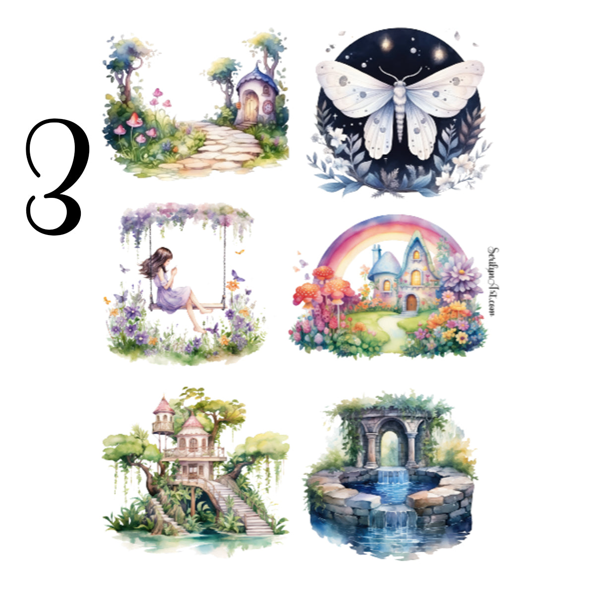 Magical Gardens Sticker Sheet
