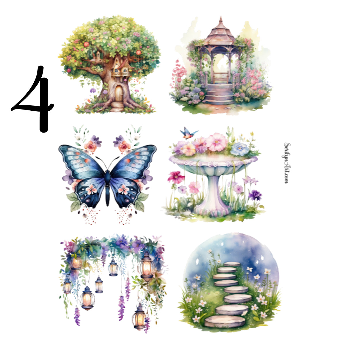 Magical Gardens Sticker Sheet