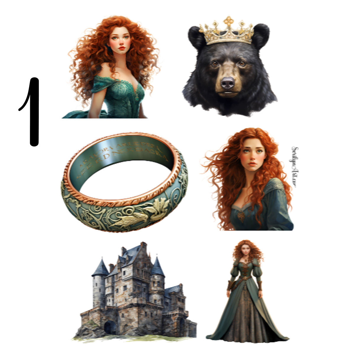 Merida Sticker Sheet