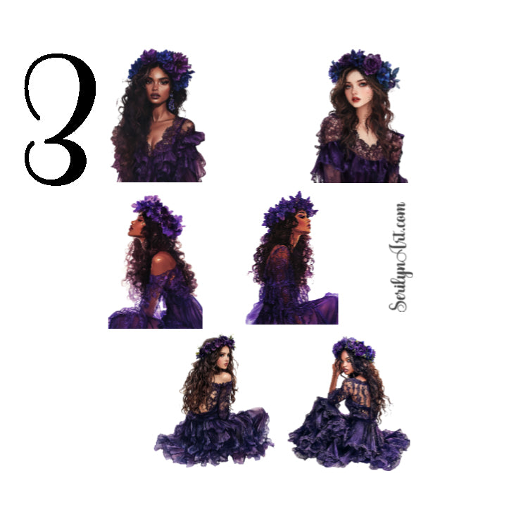 Midnight Garden Sticker Sheet