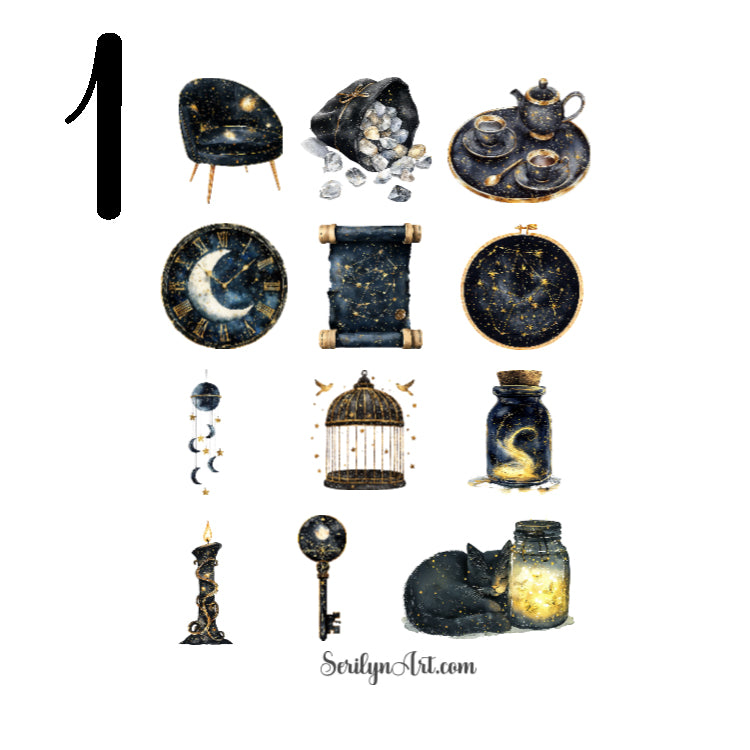 Midnight Reverie Sticker Sheet