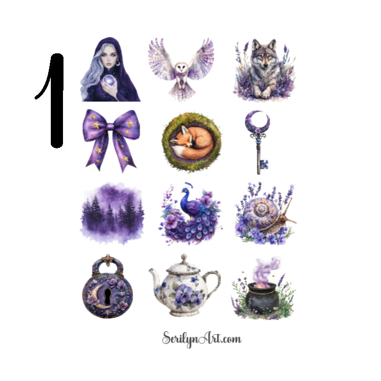 Midsummer Night Fairy Sticker Sheet