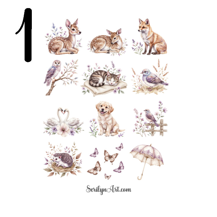 Minimalist Boho Sticker Sheet