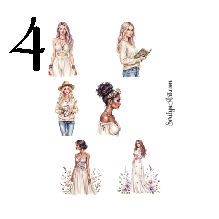 Minimalist Boho Sticker Sheet