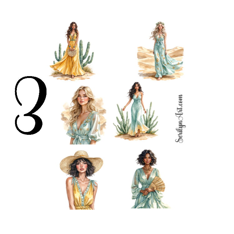 Mirage Gardens Sticker Sheet