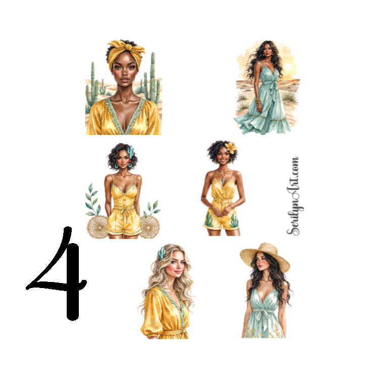 Mirage Gardens Sticker Sheet