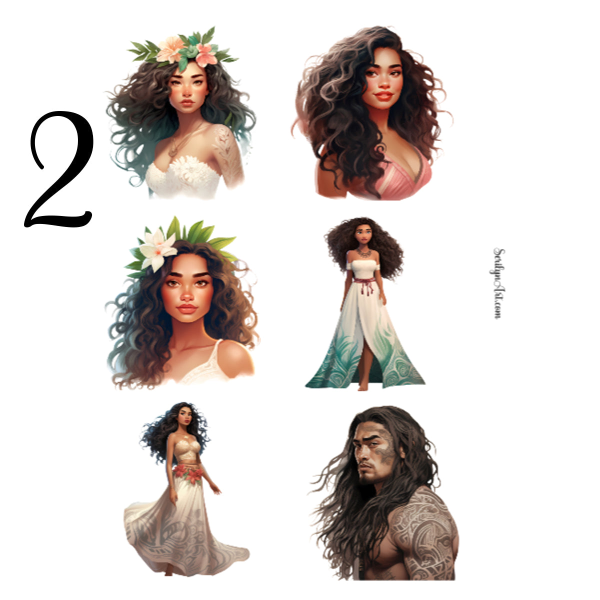 Moana Sticker Sheet