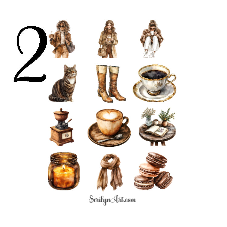 Mocha Dreams Sticker Sheet