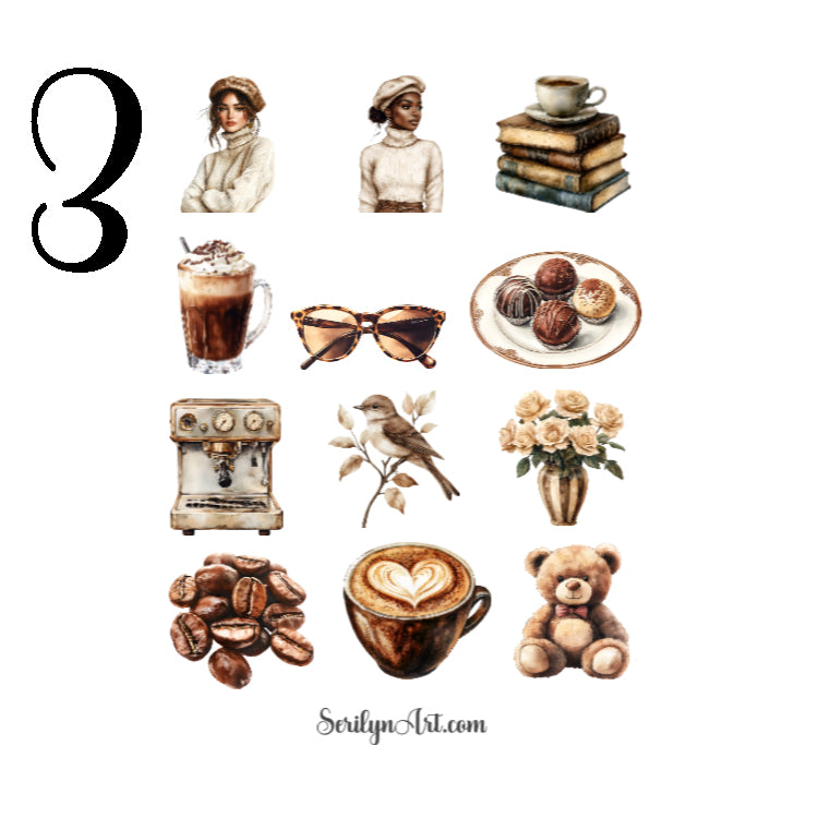 Mocha Dreams Sticker Sheet