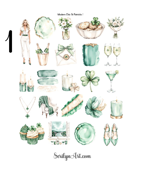 Modern Chic St Patricks Collection