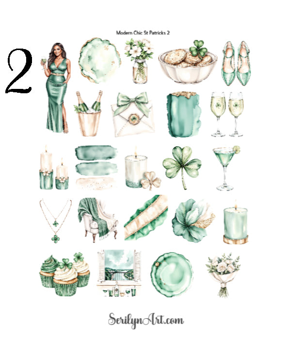 Modern Chic St Patricks Collection