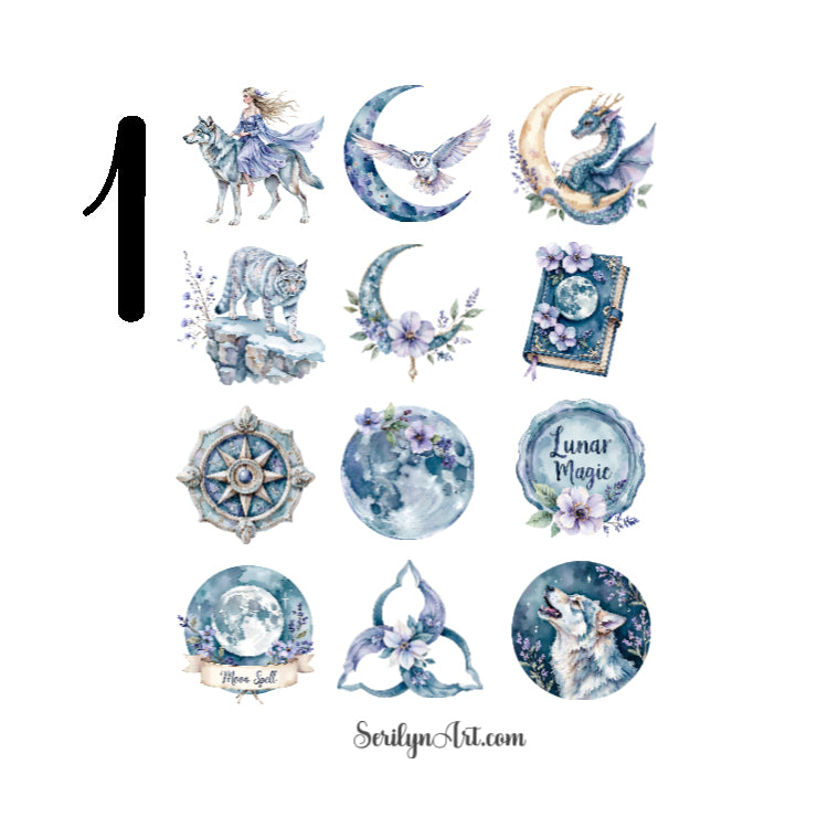 Moon Goddess Sticker Sheet